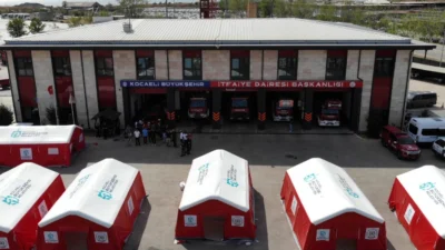 Bu çadırlar Kocaeli itfaiyesini daha güçlü kılacak  Kocaeli...